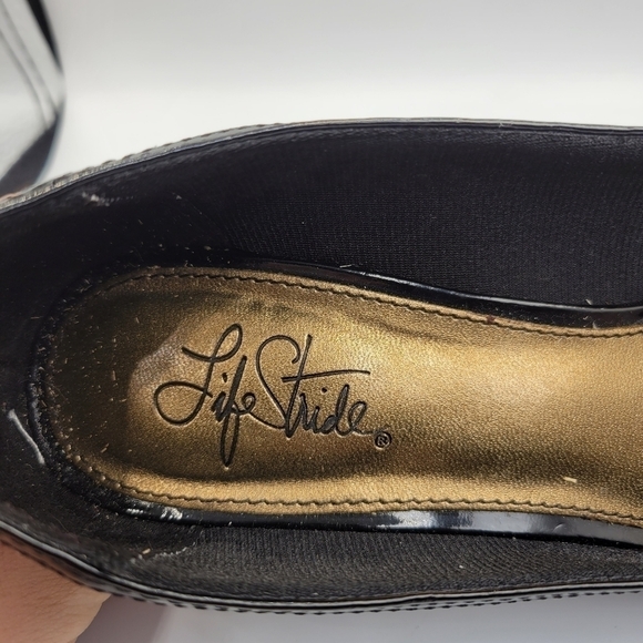Life Stride Black Lina Heels Sz 8 - Picture 6 of 10